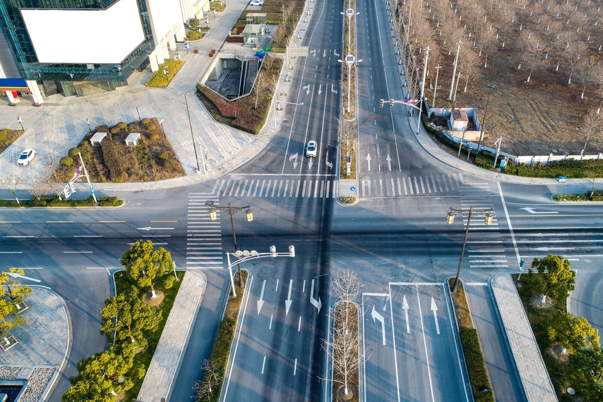 Wide internal roads